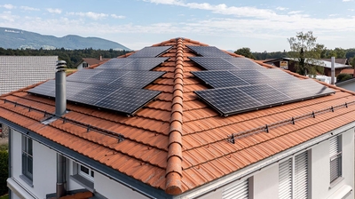 Solaranlage und Energiesteuerung für ein Einfamilienhaus in Wangenried.